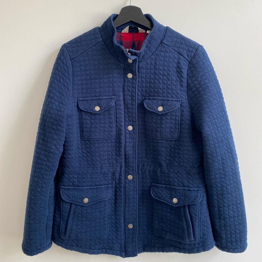 L.L. Bean Blue Quilted Field Jacket